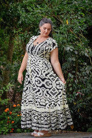 Vitality Maxi Dress - Cream Celtic - zaphire_kuranda