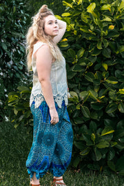 Freya Pants - Maze Blue - zaphire_kuranda