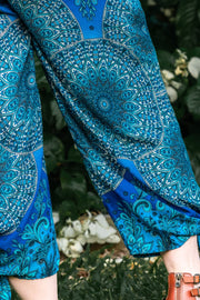 Freya Pants - Maze Blue - zaphire_kuranda