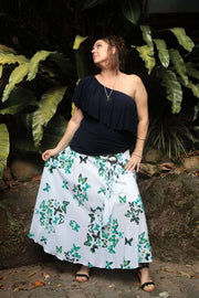 Gypsy Skirt - Cotton Butterfly Green | zaphire_kuranda.