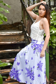 Gypsy Skirt - Cotton Orchid Purple | zaphire_kuranda.