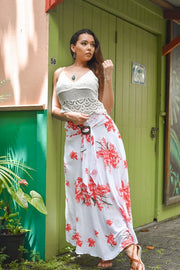 Gypsy Skirt - Cotton Orchid Red | zaphire_kuranda.