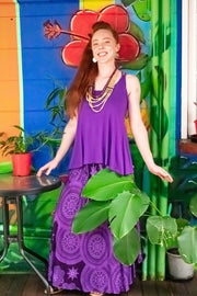 Gypsy Skirt - Henna Purple - zaphire_kuranda