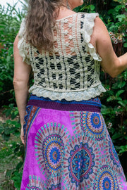 Gypsy Skirt - Retreat Mauve & Purple - zaphire_kuranda