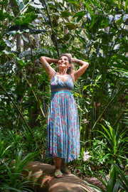 Jasmine Midi Dress - Picnic Teal - zaphire_kuranda