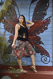 Loki Pants - Flower Black | zaphire_kuranda.