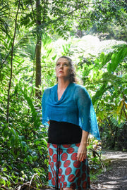Wales Skirt - Spiral Aqua - zaphire_kuranda