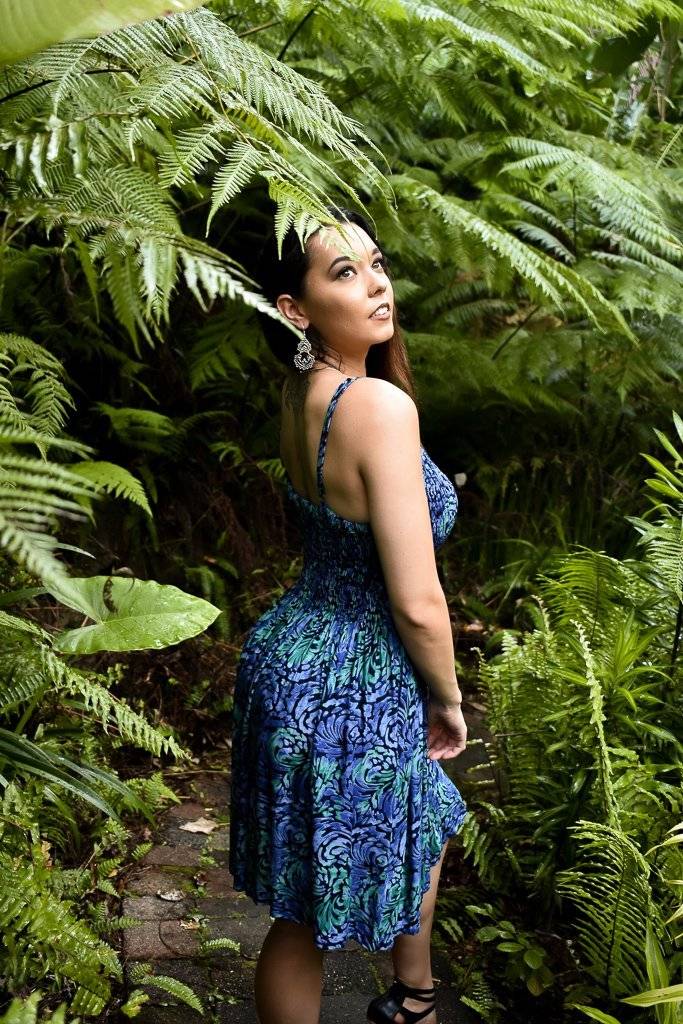Bohemian Dress | Zest Swirl Blue/Green zaphire_kuranda Bohemian Dress | Zest Swirl Blue/Green zaphire_kuranda